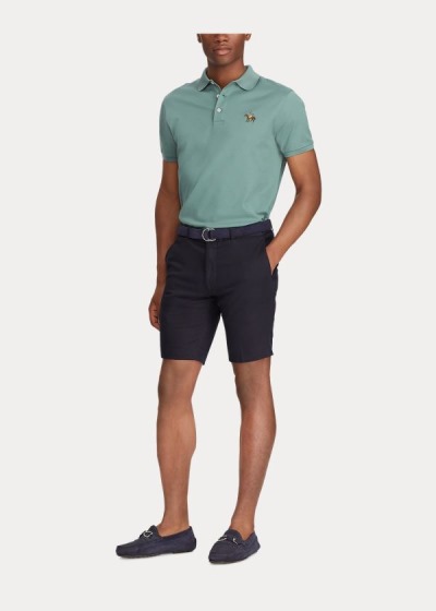 Ralph Lauren Slim Fit Stretch Chino Shorts Herre Danmark (ICEUD3162)